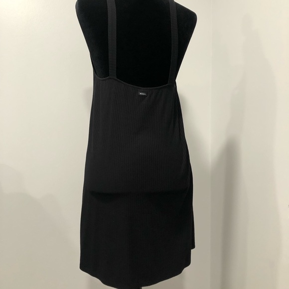 RVCA Black Ribbed Knit Cutout Mini Dress - Picture 9 of 10